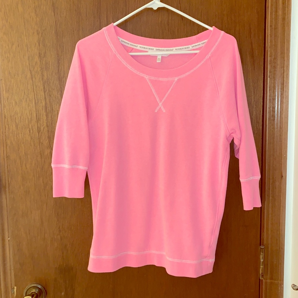 Victoria’s Secret pink sweatshirt